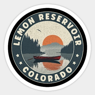 Lemon Reservoir Colorado Sunset Sticker